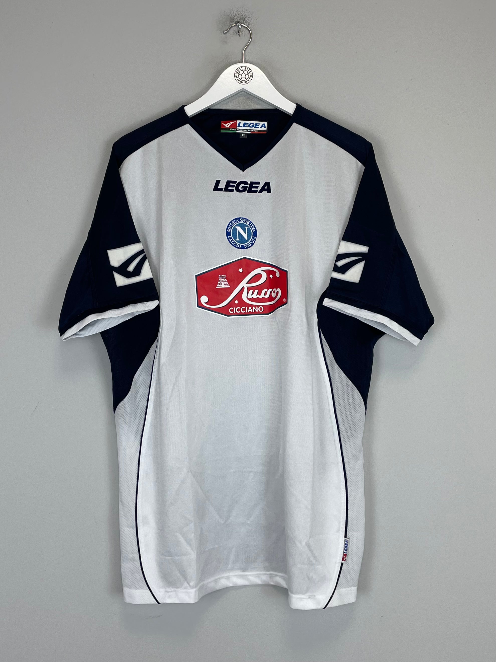 Shop 2003/04 NAPOLI TRAINING SHIRT (XL) LEGEA, classic football shirts, vintage football shirts & retro soccer jerseys at Cult Kits