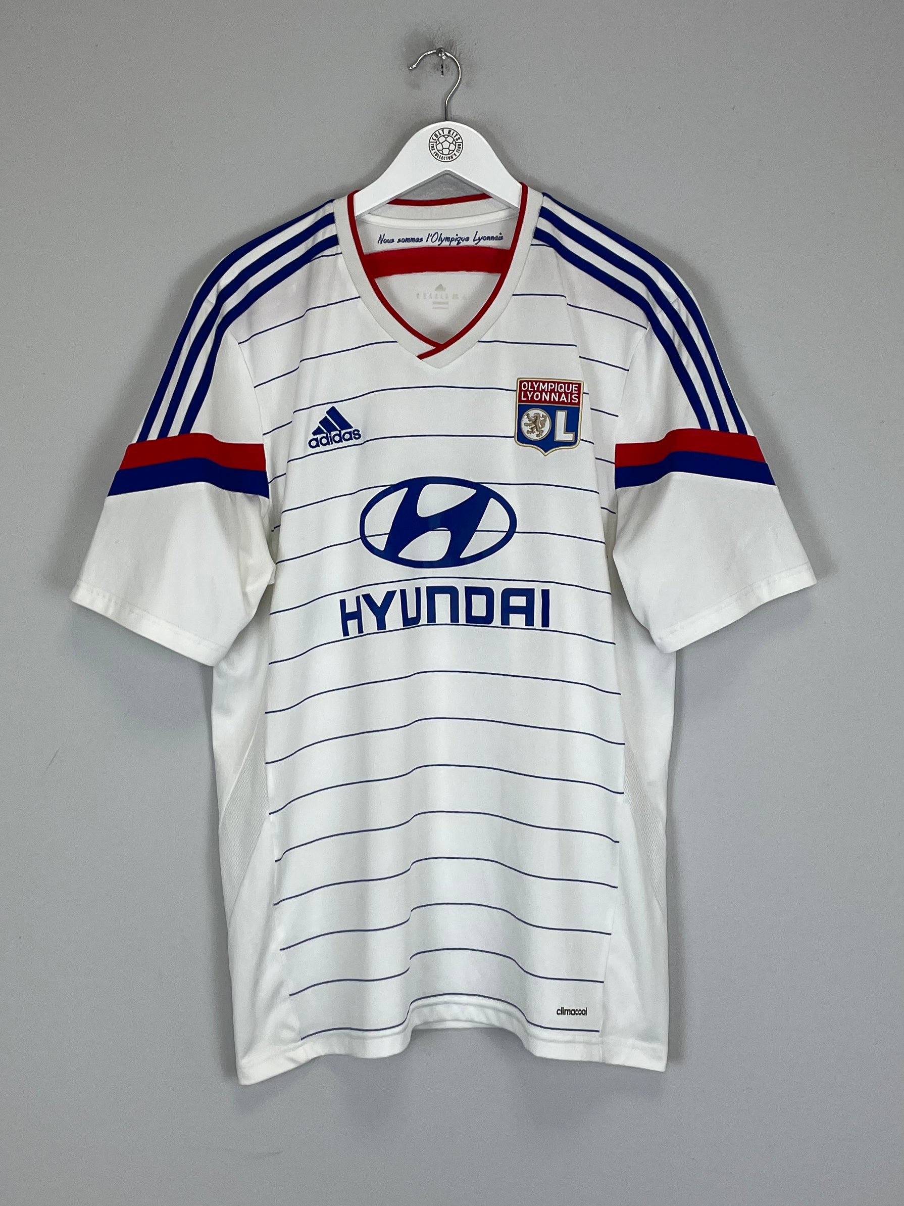 Shop 2014/15 LYON HOME SHIRT (XL) ADIDAS, classic football shirts, vintage football shirts & retro soccer jerseys at Cult Kits