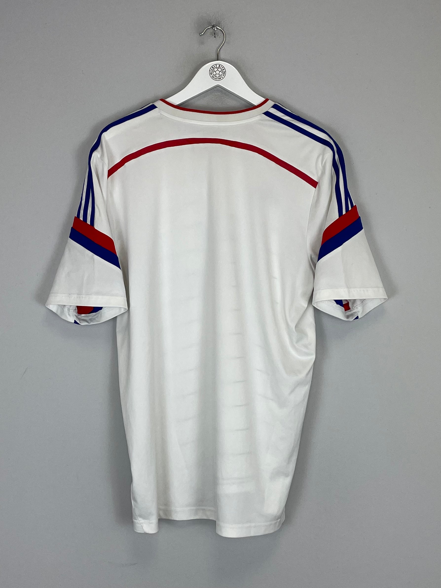 Shop 2014/15 LYON HOME SHIRT (XL) ADIDAS, classic football shirts, vintage football shirts & retro soccer jerseys at Cult Kits