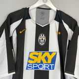 Shop 2004/05 JUVENTUS TREZEGUET #17 *BNWT* HOME SHIRT (XL) NIKE, classic football shirts, vintage football shirts & retro soccer jerseys at Cult Kits