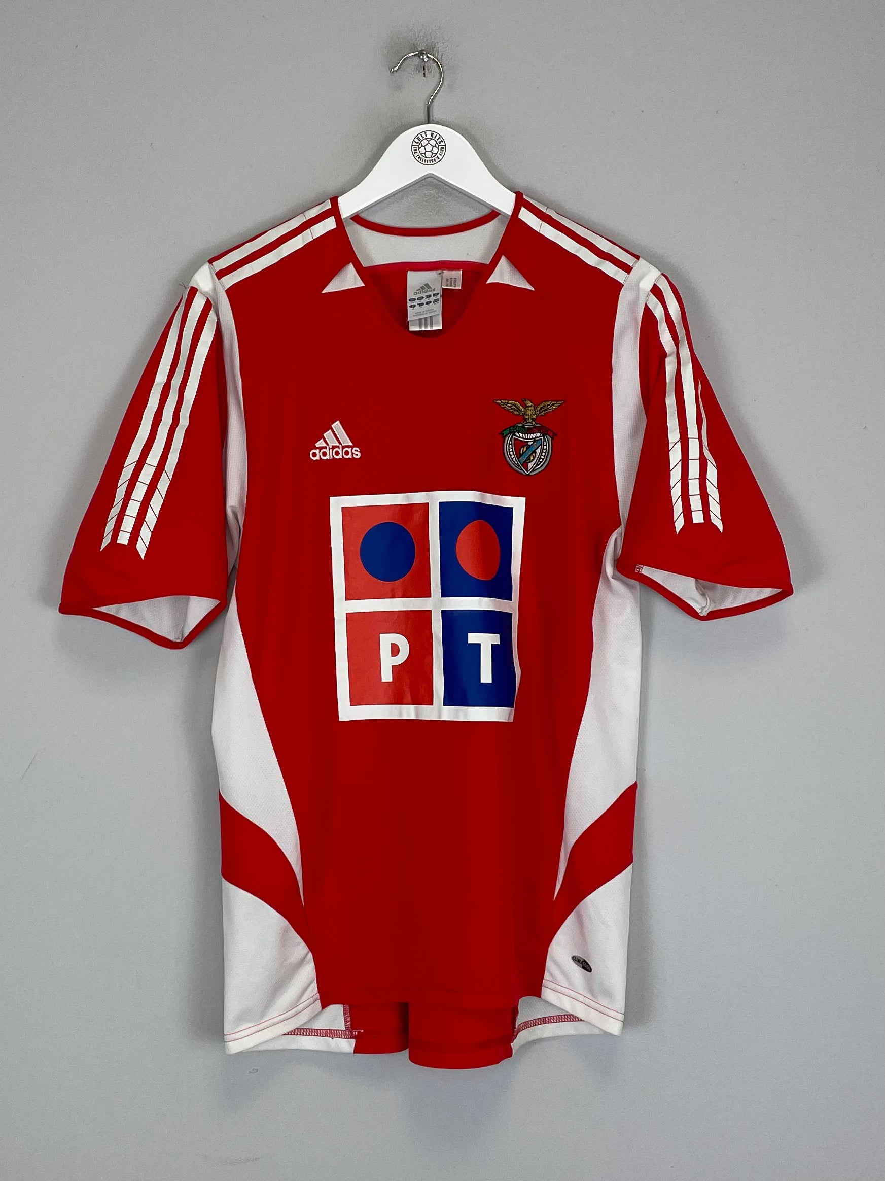 Shop 2007/08 BENFICA NUNO GOMES #21 HOME SHIRT (M) ADIDAS, classic football shirts, vintage football shirts & retro soccer jerseys at Cult Kits