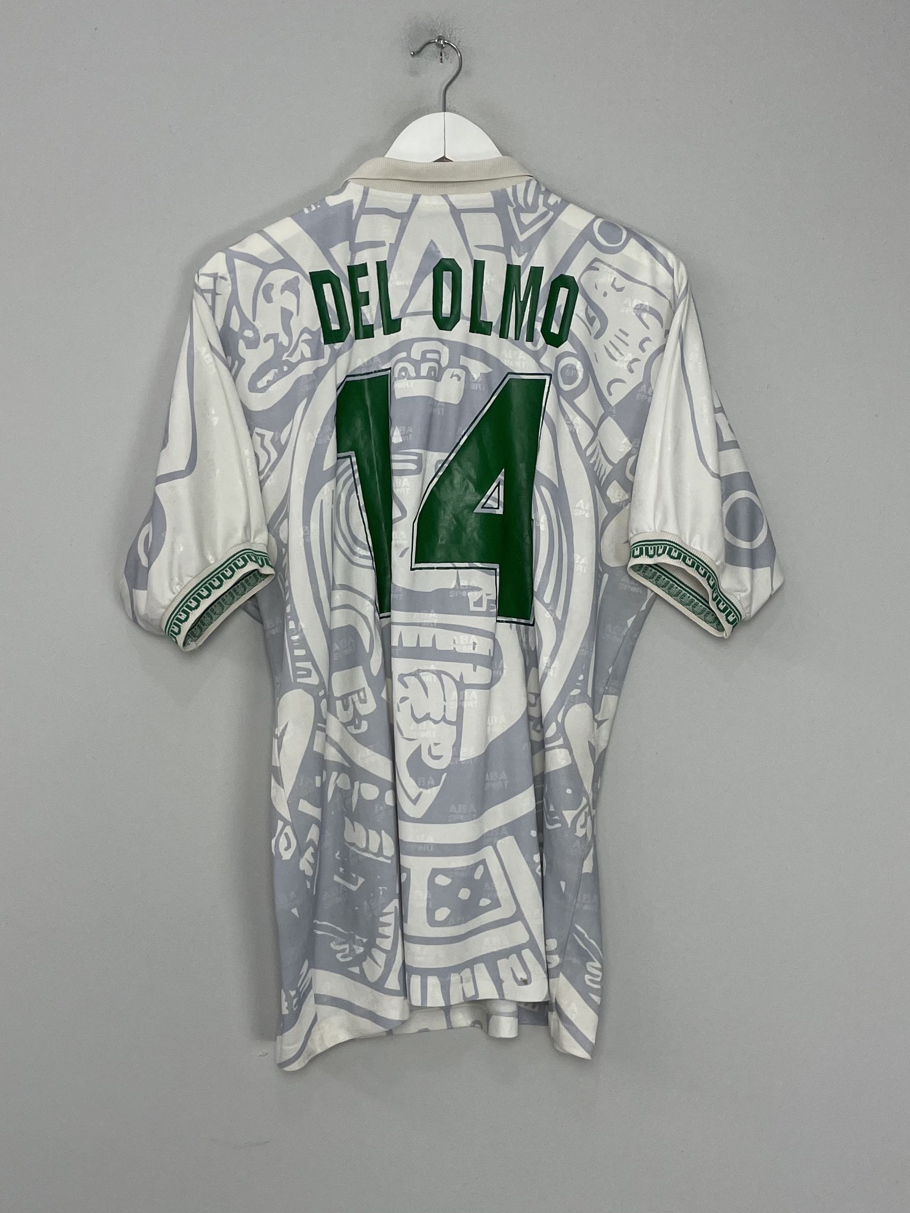 Shop 1996/98 MEXICO DEL OLMO #14 AWAY SHIRT (M) ABA SPORT, classic football shirts, vintage football shirts & retro soccer jerseys at Cult Kits