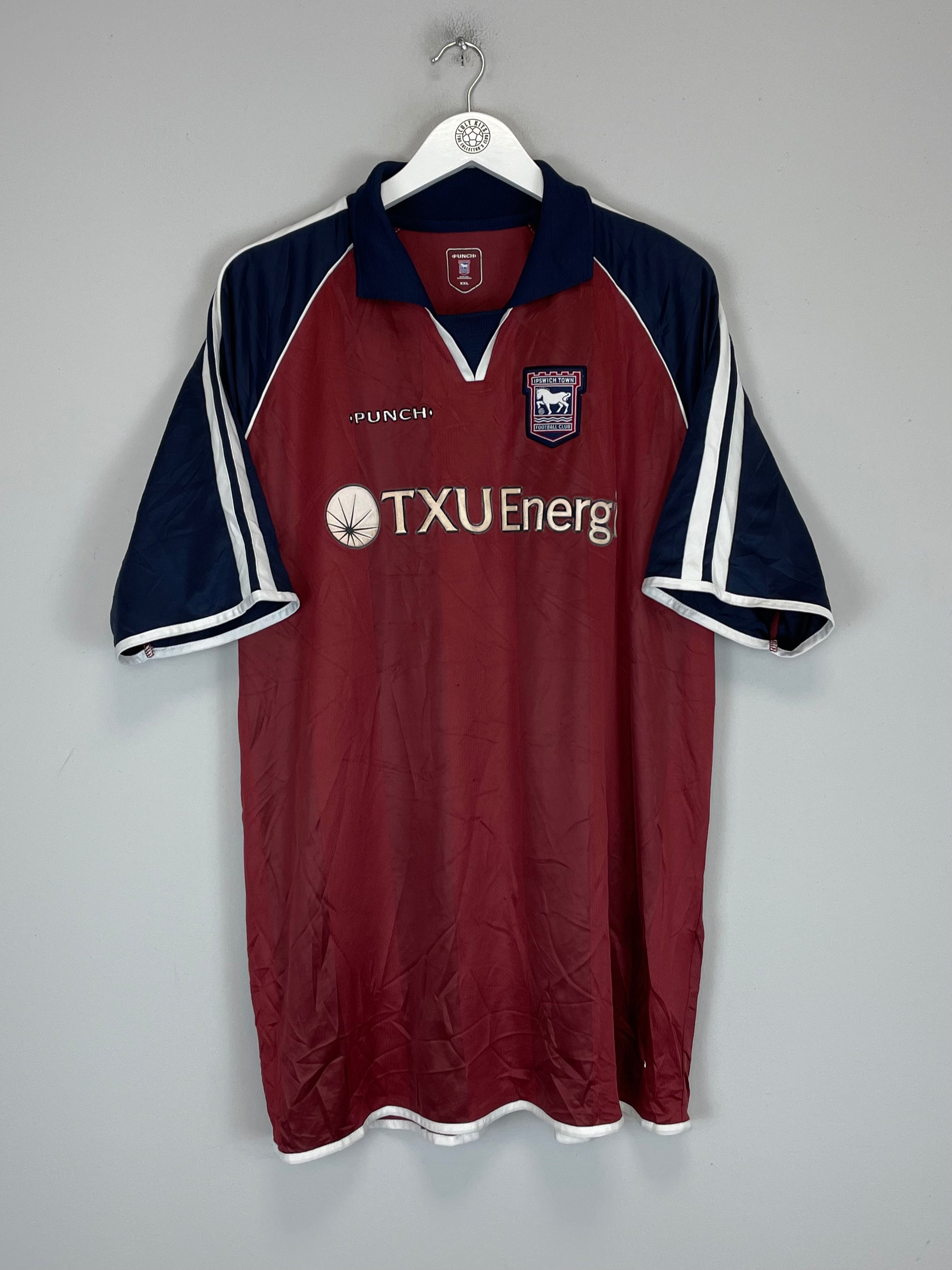 Shop 2002/04 IPSWICH TOWN AWAY SHIRT (XXL) PUNCH, classic football shirts, vintage football shirts & retro soccer jerseys at Cult Kits