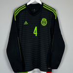 Shop 2015/16 MEXICO R.MARQUEZ #4 L/S AWAY SHIRT (L) ADIDAS, classic football shirts, vintage football shirts & retro soccer jerseys at Cult Kits