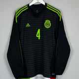 Shop 2015/16 MEXICO R.MARQUEZ #4 L/S AWAY SHIRT (L) ADIDAS, classic football shirts, vintage football shirts & retro soccer jerseys at Cult Kits