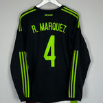 Shop 2015/16 MEXICO R.MARQUEZ #4 L/S AWAY SHIRT (L) ADIDAS, classic football shirts, vintage football shirts & retro soccer jerseys at Cult Kits