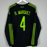 Shop 2015/16 MEXICO R.MARQUEZ #4 L/S AWAY SHIRT (L) ADIDAS, classic football shirts, vintage football shirts & retro soccer jerseys at Cult Kits