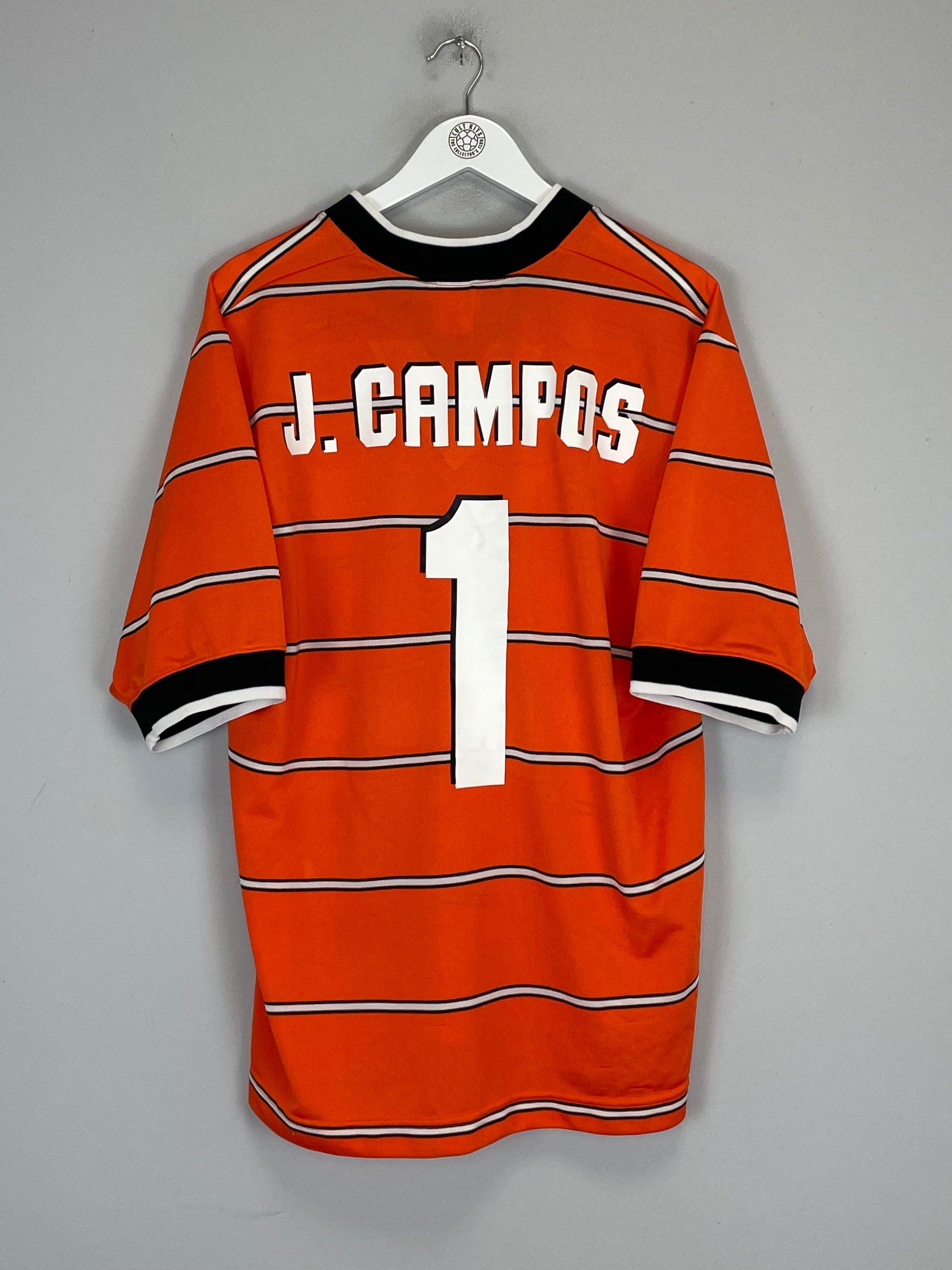 Shop 1997/98 UNAM PUMAS J.CAMPOS #1 GK SHIRT (M) NIKE, classic football shirts, vintage football shirts & retro soccer jerseys at Cult Kits