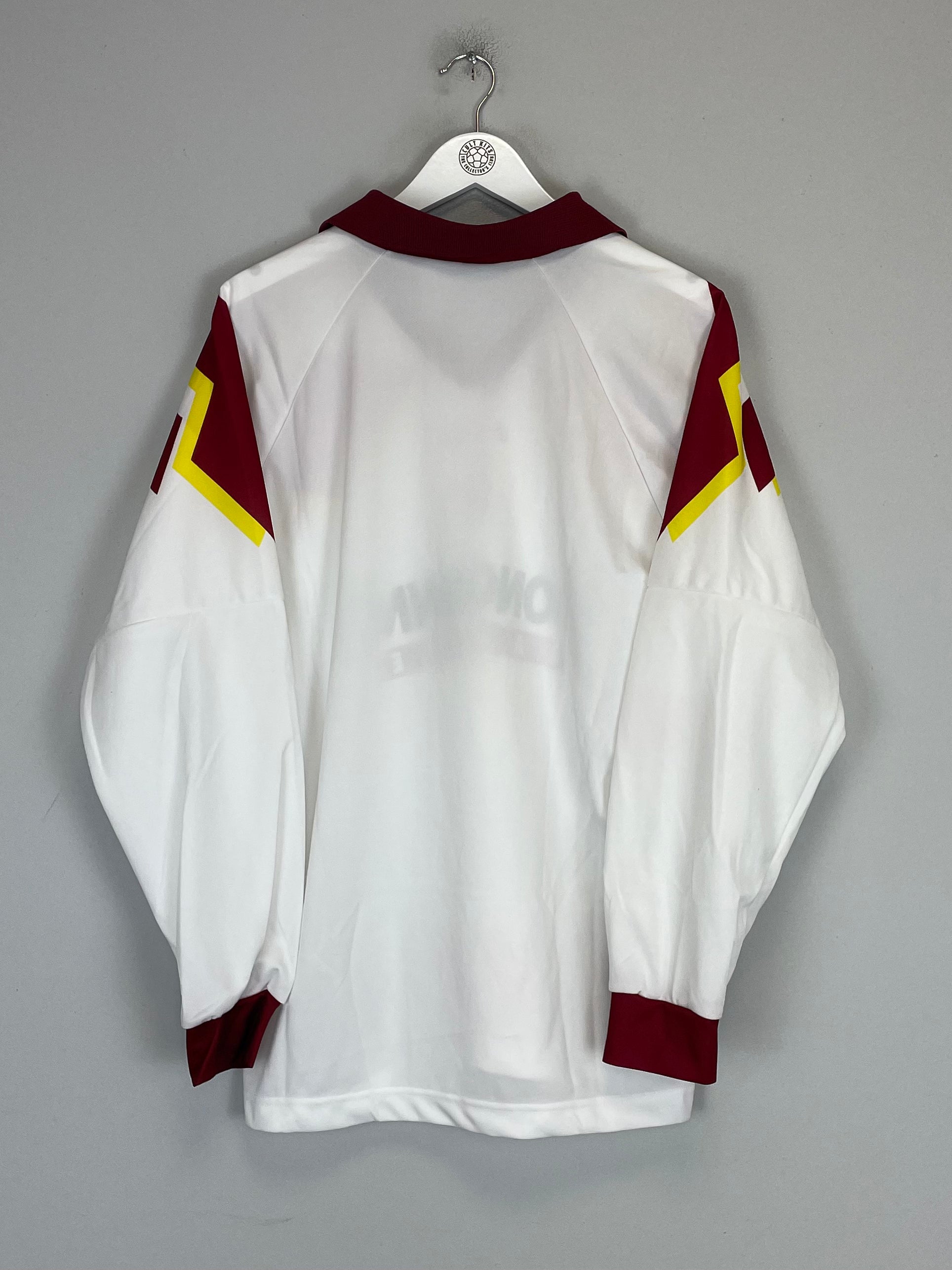 Shop 1994/95 TORINO L/S AWAY SHIRT (L) LOTTO, classic football shirts, vintage football shirts & retro soccer jerseys at Cult Kits