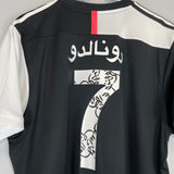Shop 2019/20 JUVENTUS RONALDO #7 *ARABIC* HOME SHIRT (XL) ADIDAS, classic football shirts, vintage football shirts & retro soccer jerseys at Cult Kits