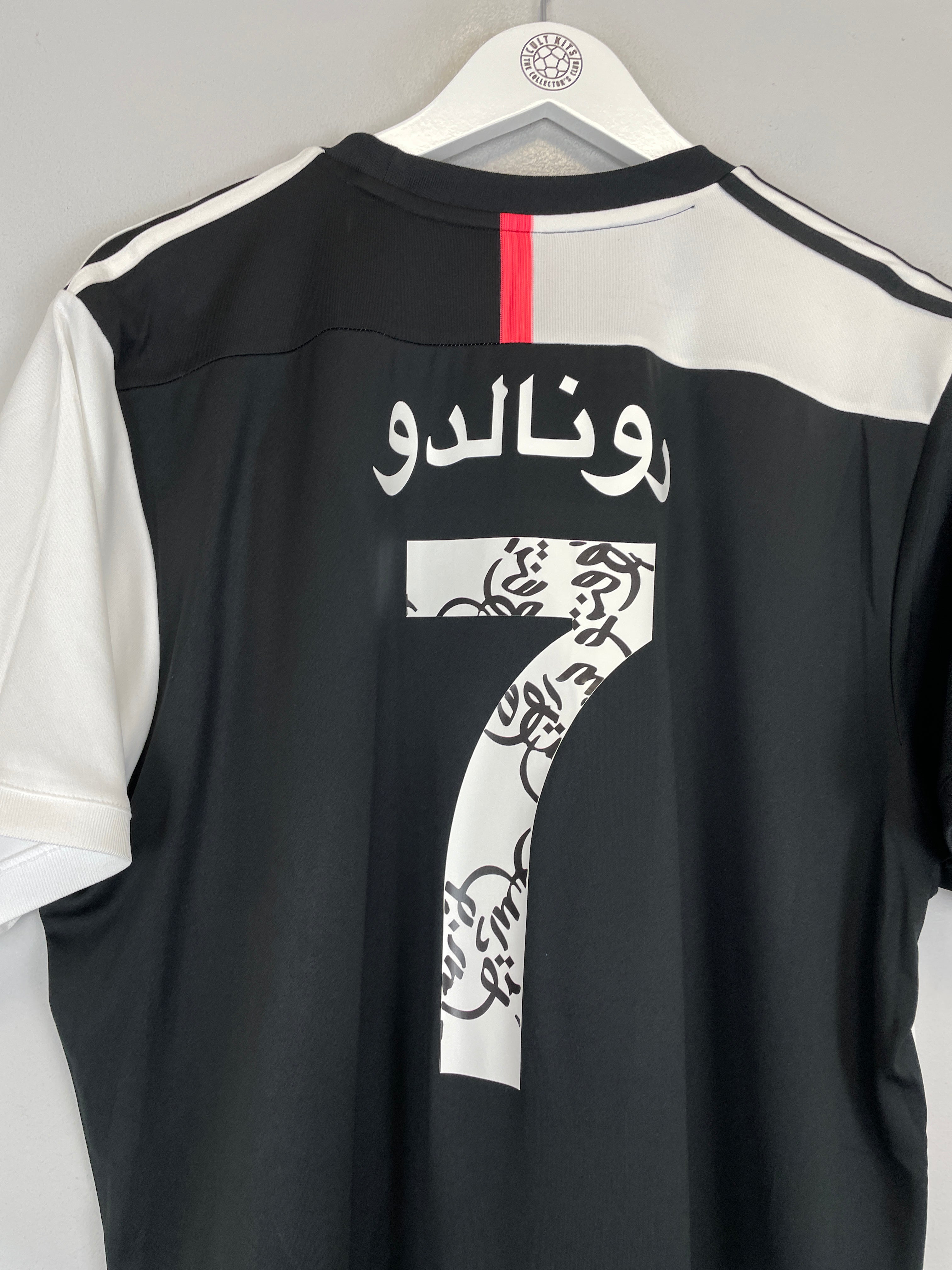 Shop 2019/20 JUVENTUS RONALDO #7 *ARABIC* HOME SHIRT (XL) ADIDAS, classic football shirts, vintage football shirts & retro soccer jerseys at Cult Kits