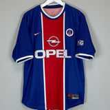 Shop 1999/00 PSG HOME SHIRT (L) NIKE, classic football shirts, vintage football shirts & retro soccer jerseys at Cult Kits