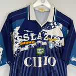 Shop 1996/98 LAZIO AWAY SHIRT (L) UMBRO, classic football shirts, vintage football shirts & retro soccer jerseys at Cult Kits