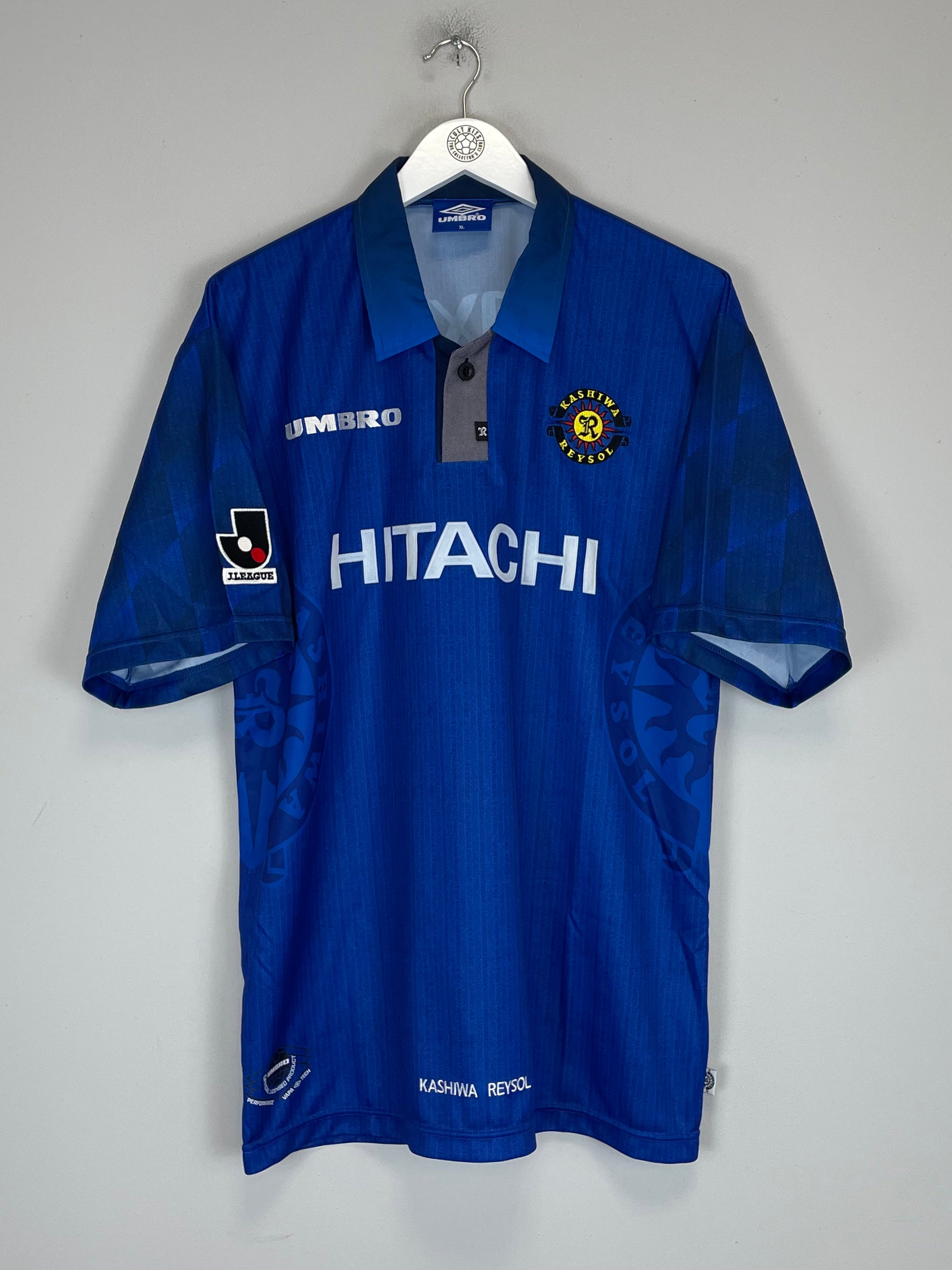 Shop 1997/98 KASHIWA REYSOL *MINT* AWAY SHIRT (XL) UMBRO, classic football shirts, vintage football shirts & retro soccer jerseys at Cult Kits
