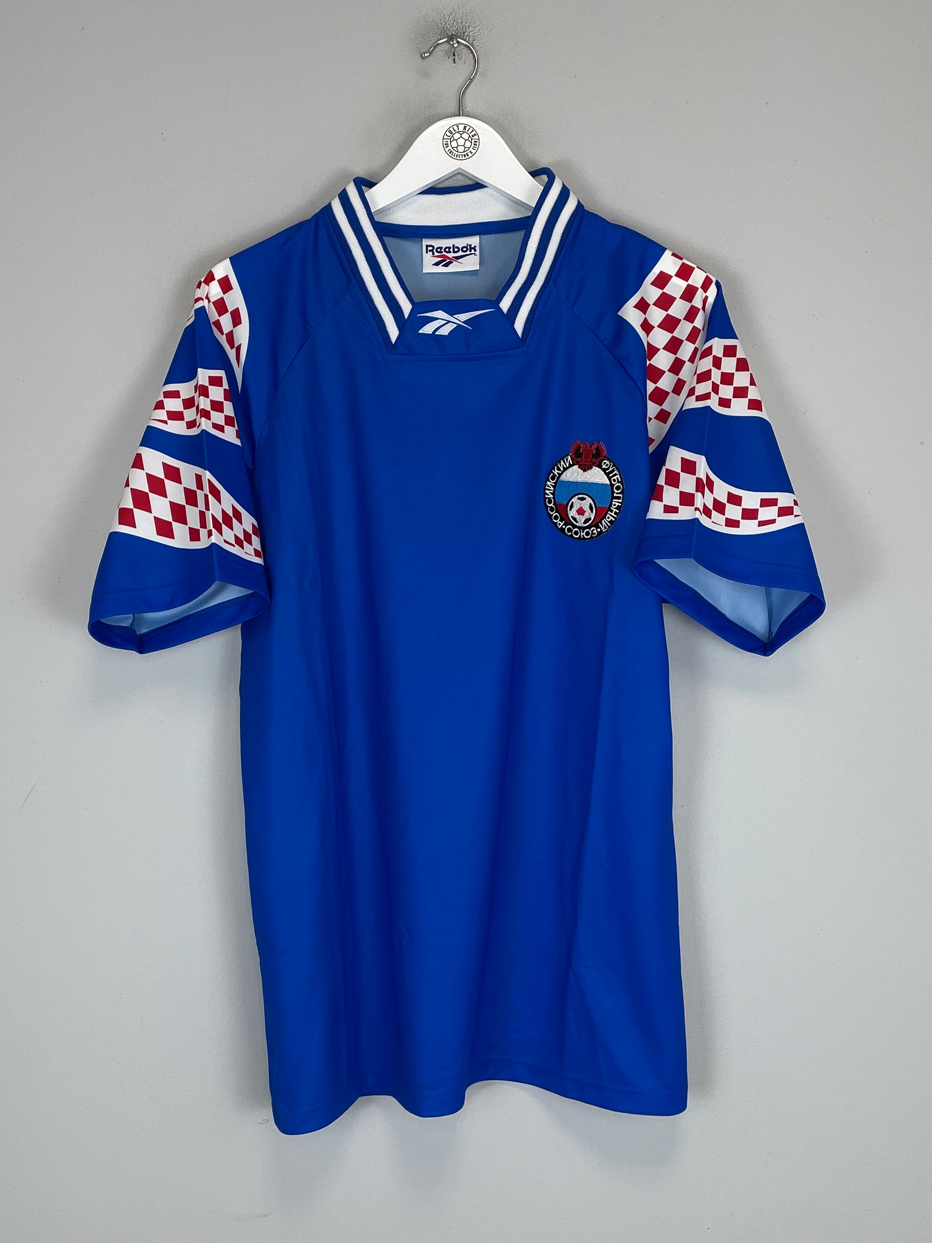 Shop 1994/96 RUSSIA *MINT* AWAY SHIRT (M) REEBOK, classic football shirts, vintage football shirts & retro soccer jerseys at Cult Kits