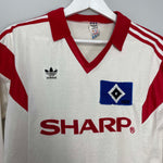 Shop 1987/88 HAMBURG #3 L/S HOME SHIRT (S) ADIDAS, classic football shirts, vintage football shirts & retro soccer jerseys at Cult Kits