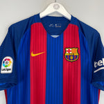 Shop 2016/17 BARCELONA NEYMAR JR #11 HOME SHIRT (L) NIKE, classic football shirts, vintage football shirts & retro soccer jerseys at Cult Kits