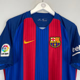 Shop 2016/17 BARCELONA NEYMAR JR #11 HOME SHIRT (L) NIKE, classic football shirts, vintage football shirts & retro soccer jerseys at Cult Kits