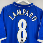 Shop 2001/03 CHELSEA LAMPARD #8 HOME SHIRT (XL) UMBRO, classic football shirts, vintage football shirts & retro soccer jerseys at Cult Kits