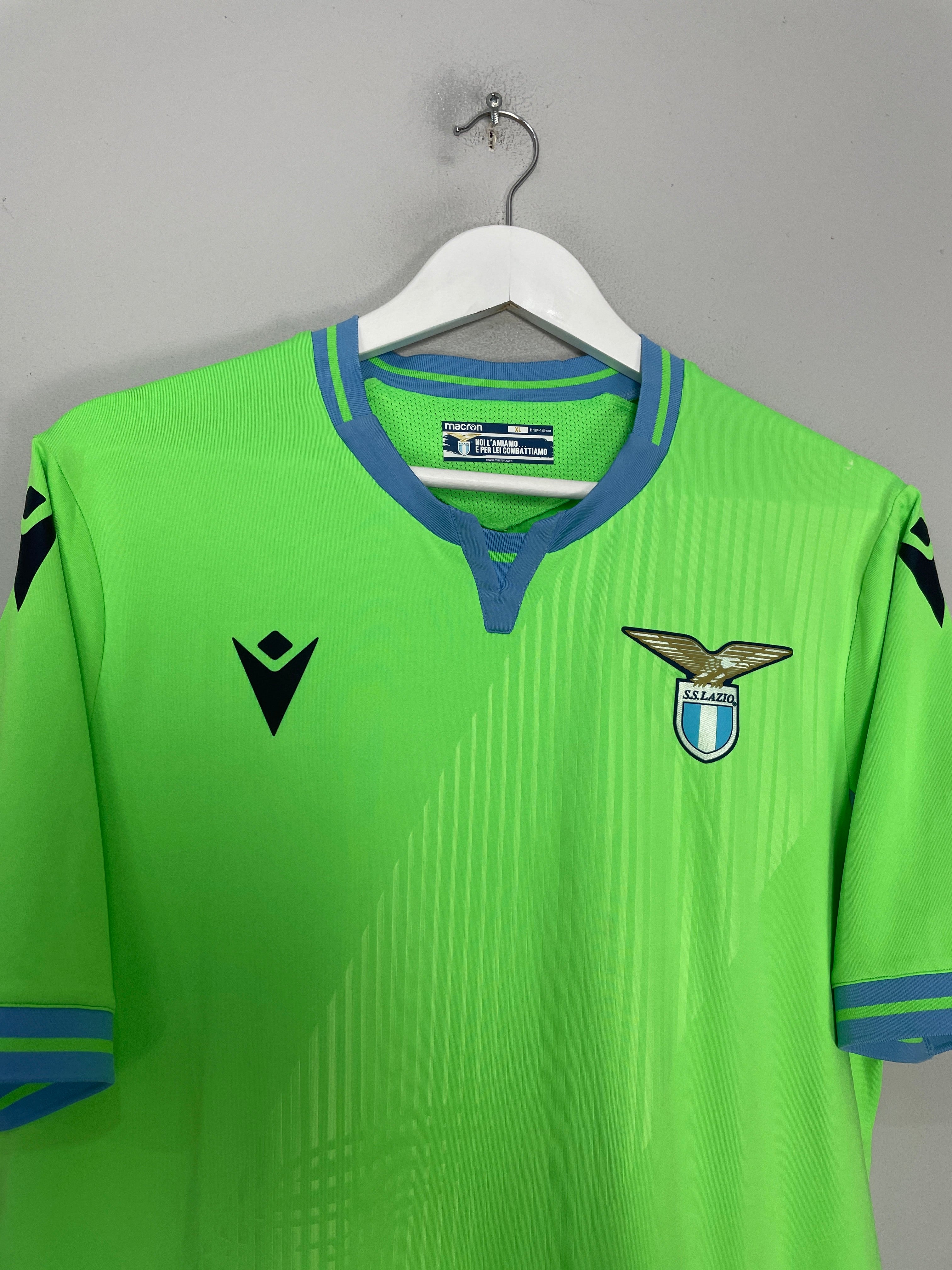 Shop 2020/21 LAZIO SERGEJ #21 AWAY SHIRT (XL) MACRON, classic football shirts, vintage football shirts & retro soccer jerseys at Cult Kits