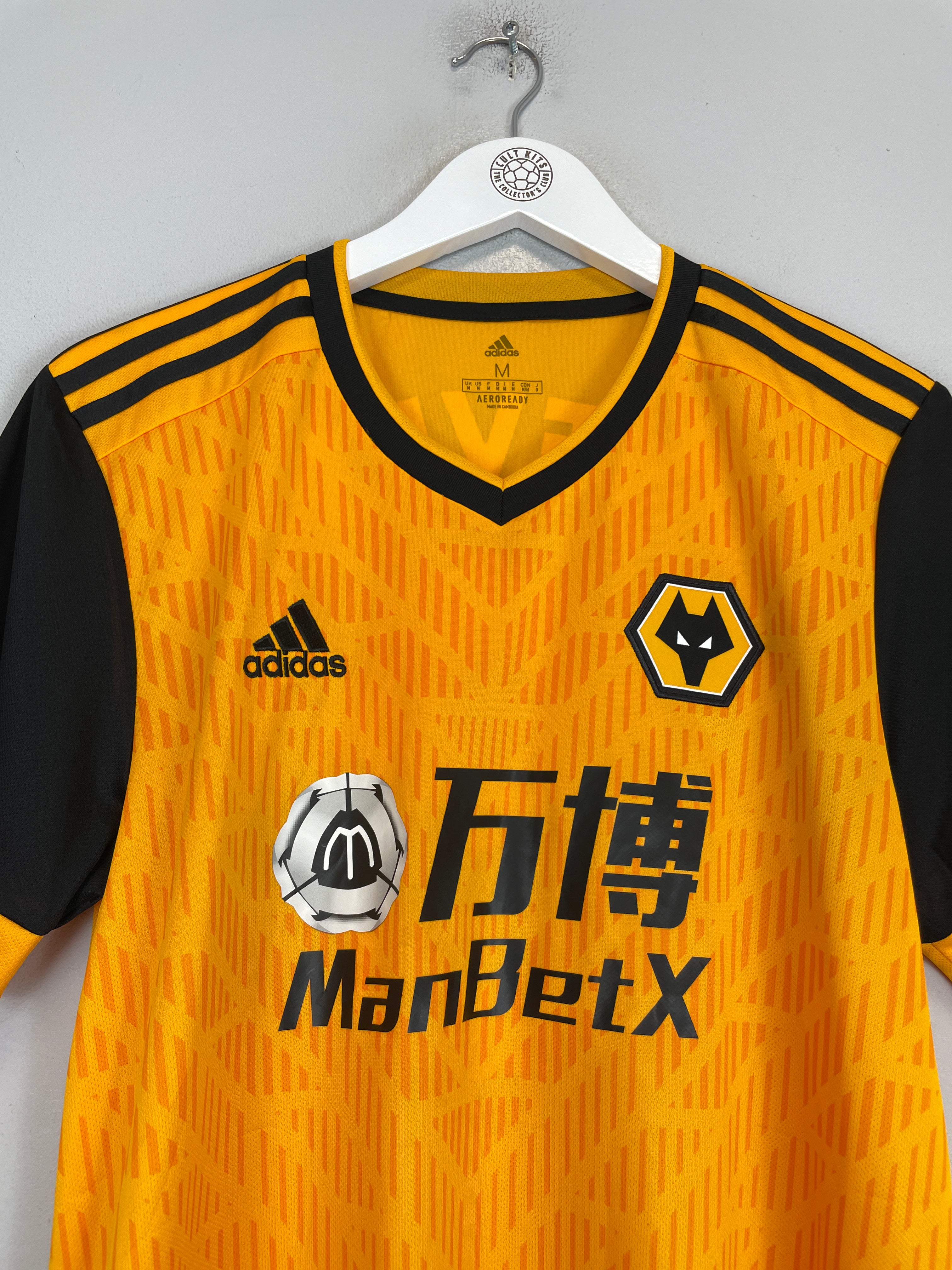 Shop 2020/21 WOLVES NEVES #8 HOME SHIRT (M) ADIDAS, classic football shirts, vintage football shirts & retro soccer jerseys at Cult Kits