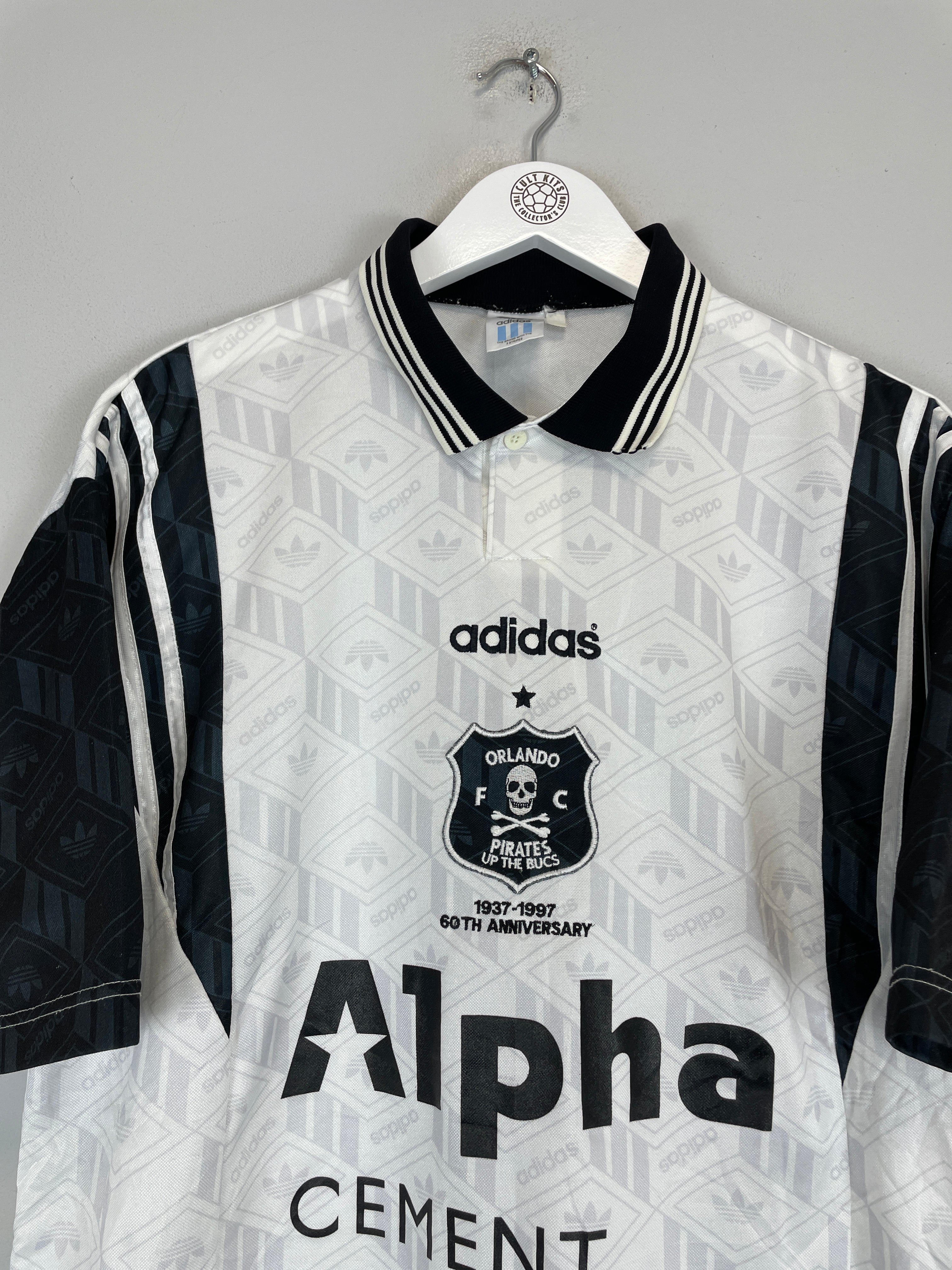 Shop 1996/97 ORLANDO PIRATES HOME SHIRT (L) ADIDAS, classic football shirts, vintage football shirts & retro soccer jerseys at Cult Kits