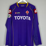Shop 2008/09 FIORENTINA OSVALDO #9 *MATCH ISSUE* L/S HOME SHIRT (XL) LOTTO, classic football shirts, vintage football shirts & retro soccer jerseys at Cult Kits