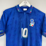 Shop 1994 ITALY R.BAGGIO #10 HOME SHIRT (S) DIADORA, classic football shirts, vintage football shirts & retro soccer jerseys at Cult Kits