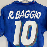 Shop 1994 ITALY R.BAGGIO #10 HOME SHIRT (S) DIADORA, classic football shirts, vintage football shirts & retro soccer jerseys at Cult Kits