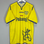 Shop 2001/02 CHIEVO VERONA *MINT* HOME SHIRT (L) JOMA, classic football shirts, vintage football shirts & retro soccer jerseys at Cult Kits