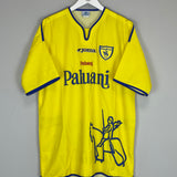 Shop 2001/02 CHIEVO VERONA *MINT* HOME SHIRT (L) JOMA, classic football shirts, vintage football shirts & retro soccer jerseys at Cult Kits