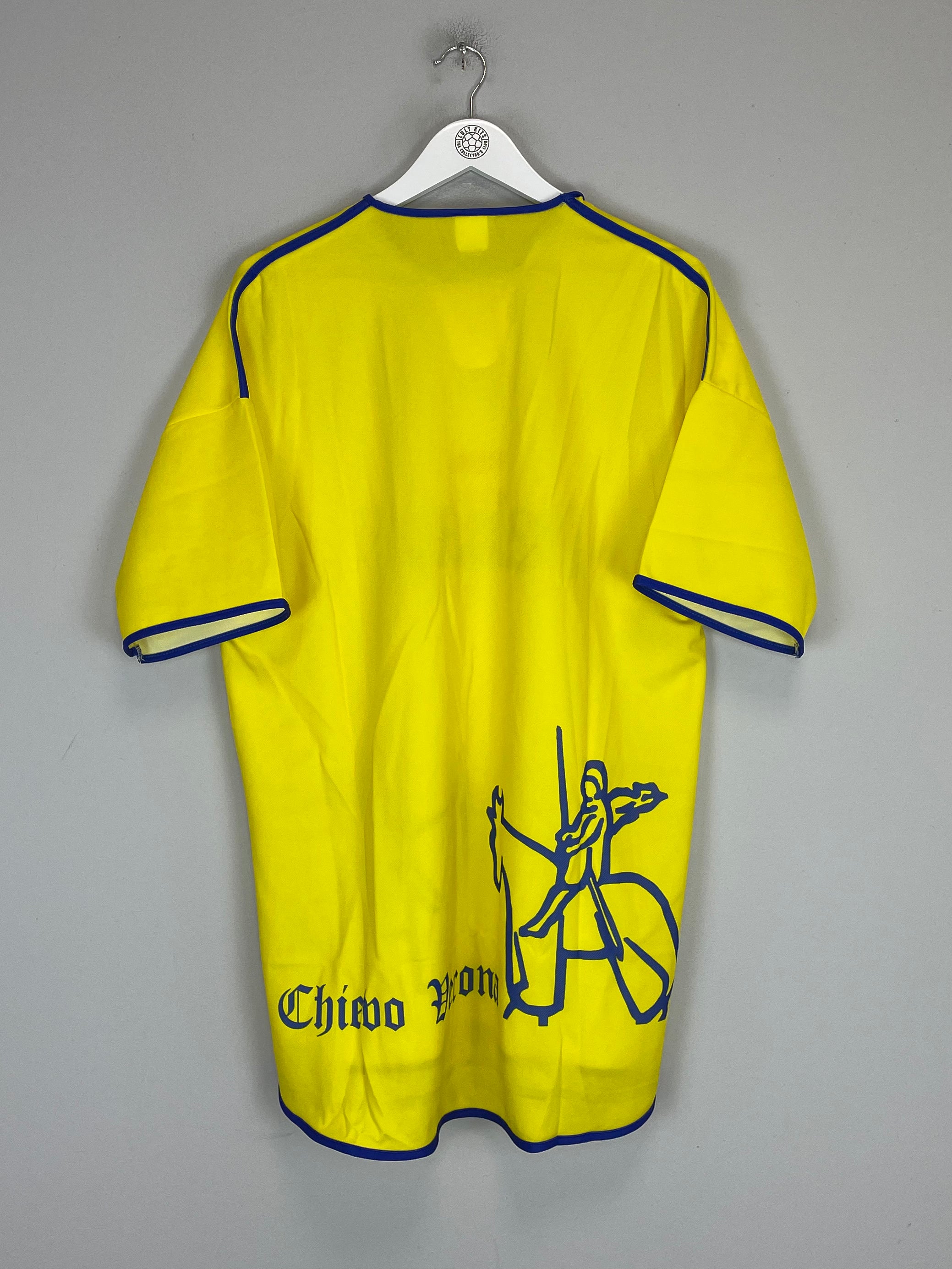 Shop 2001/02 CHIEVO VERONA *MINT* HOME SHIRT (L) JOMA, classic football shirts, vintage football shirts & retro soccer jerseys at Cult Kits