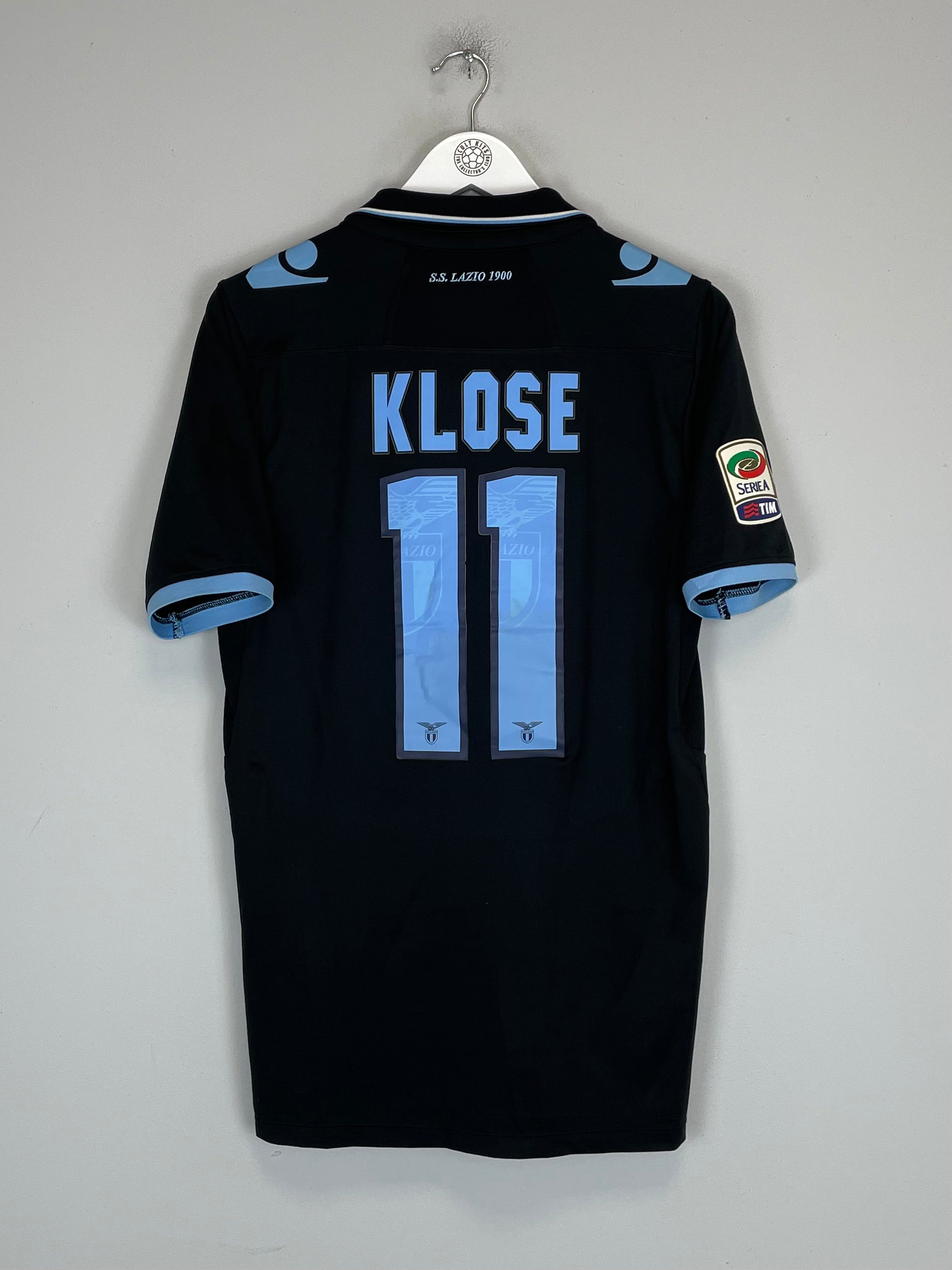 Shop 2012/13 LAZIO KLOSE #11 *MATCH ISSUE* AWAY SHIRT (L) MACRON, classic football shirts, vintage football shirts & retro soccer jerseys at Cult Kits