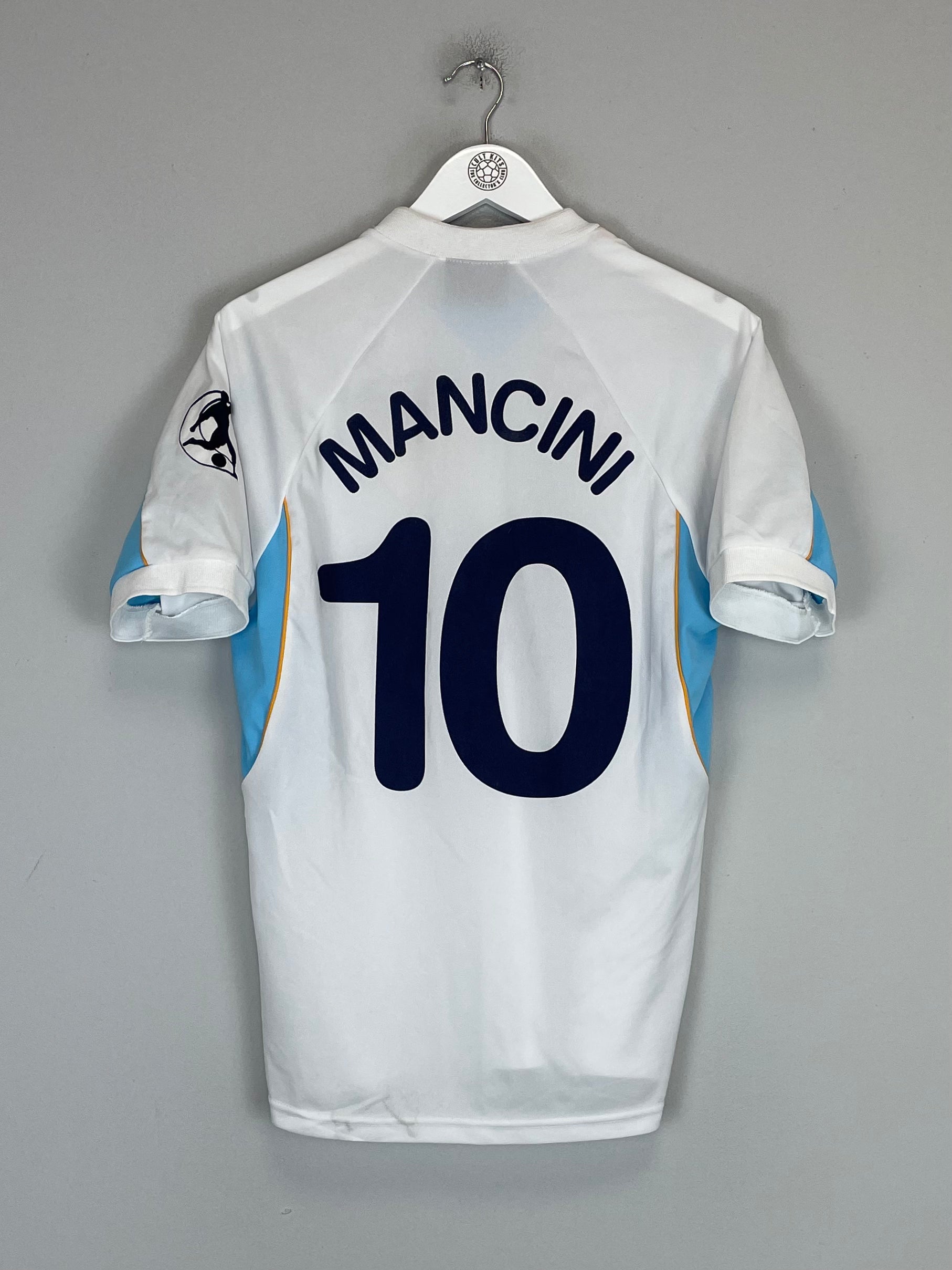 Shop 2001 LAZIO MANCINI #10 'TESTIMONIAL MANCIO DAY' SHIRT (S) ERREA, classic football shirts, vintage football shirts & retro soccer jerseys at Cult Kits