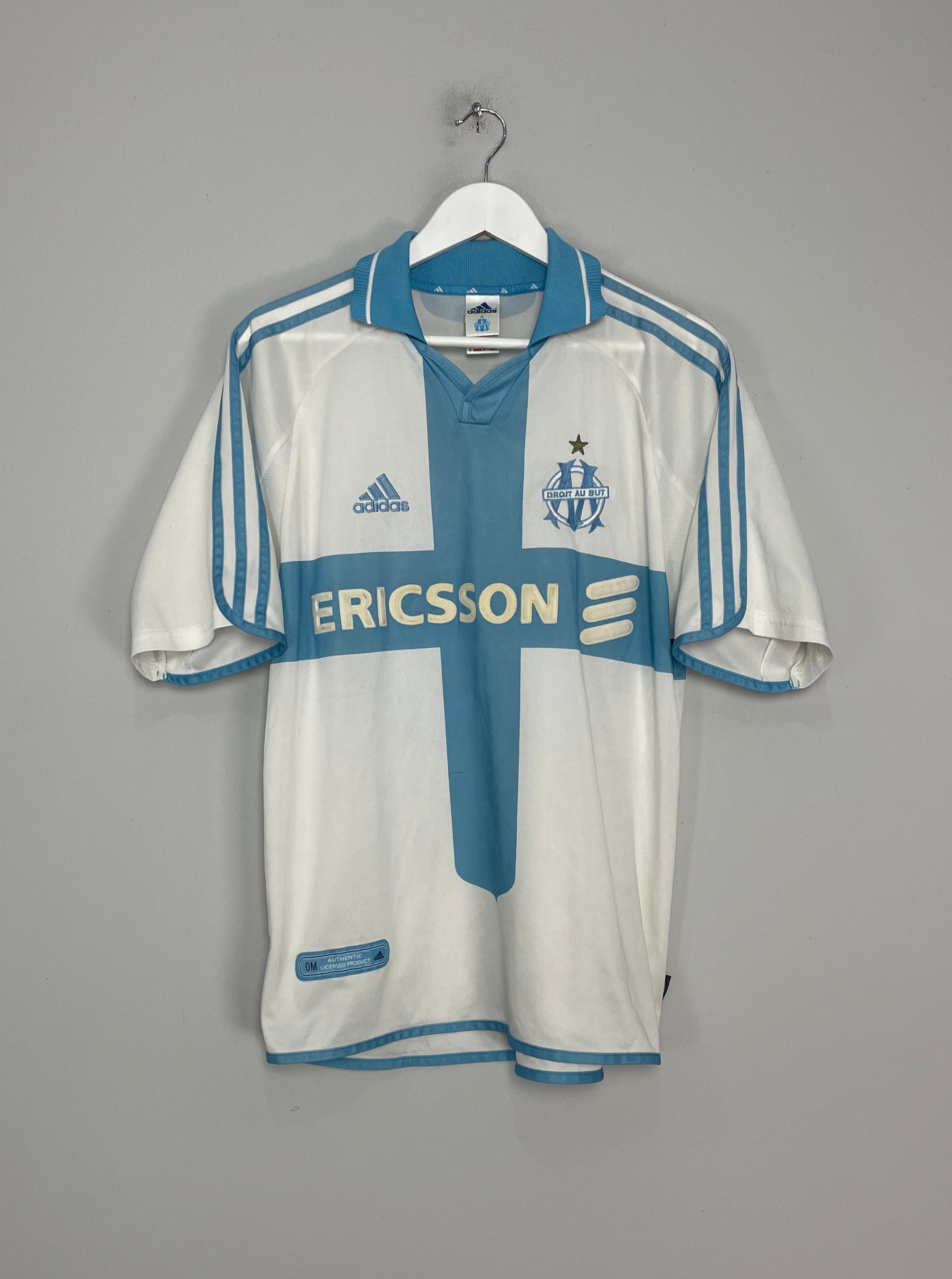 Shop 2000/01 MARSEILLE WEAH #29 HOME SHIRT (M) ADIDAS, classic football shirts, vintage football shirts & retro soccer jerseys at Cult Kits