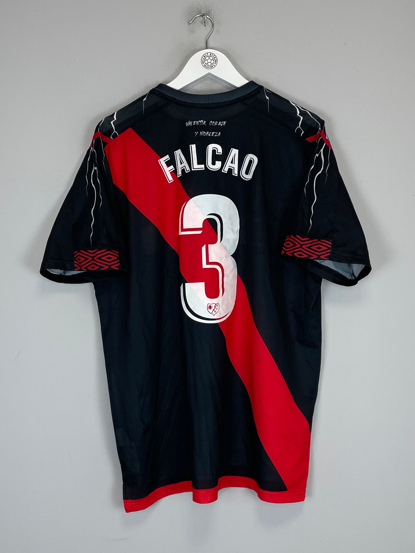 Shop 2021/22 RAYO VALLECANO FALCAO #3 THIRD SHIRT (XXL) UMBRO, classic football shirts, vintage football shirts & retro soccer jerseys at Cult Kits