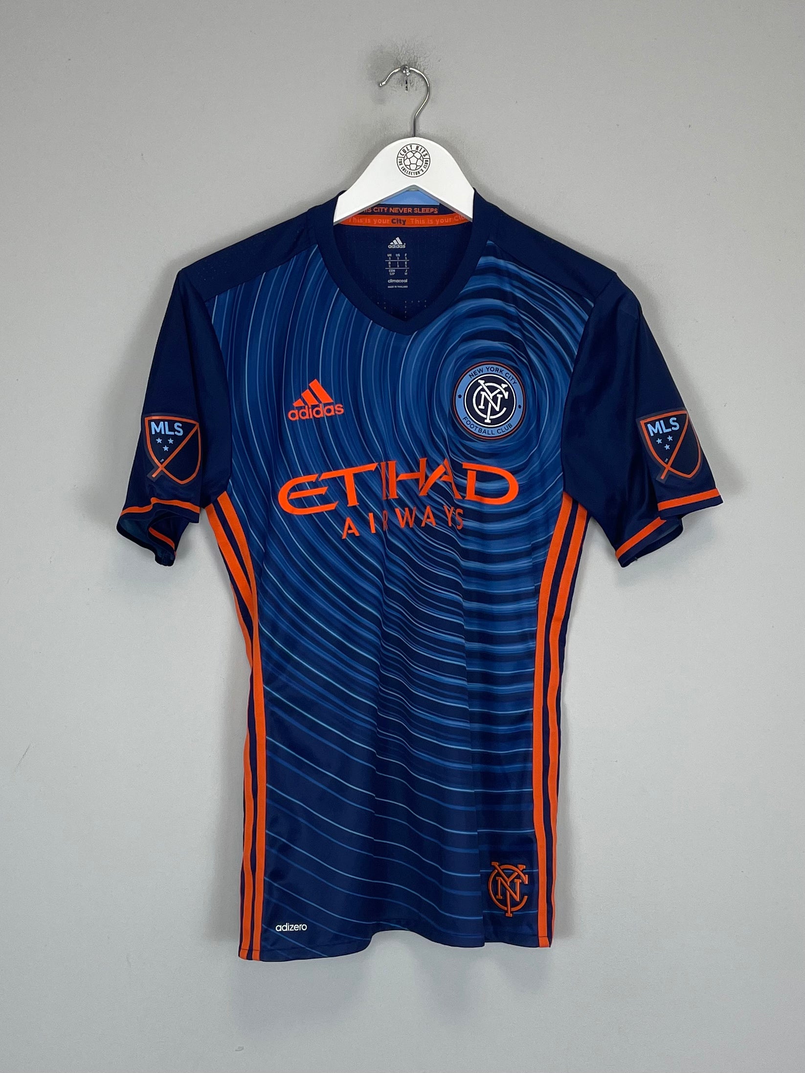 Shop 2016/17 NEW YORK CITY PIRLO #21 AUTHENTIC AWAY SHIRT (S) ADIDAS, classic football shirts, vintage football shirts & retro soccer jerseys at Cult Kits