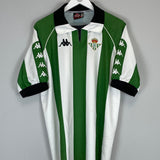 Shop 1998/99 REAL BETIS HOME SHIRT (XL) KAPPA, classic football shirts, vintage football shirts & retro soccer jerseys at Cult Kits