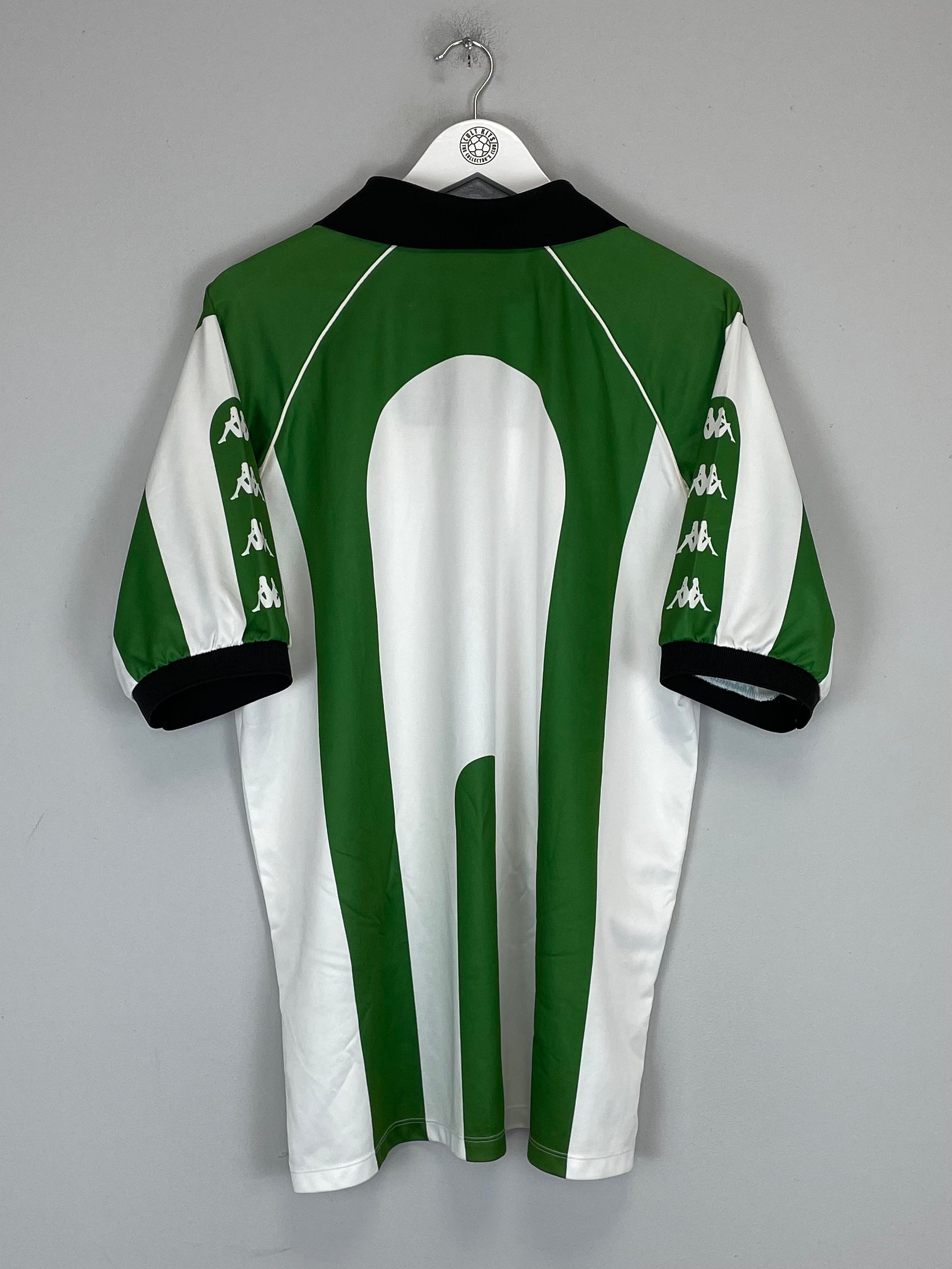 Shop 1998/99 REAL BETIS HOME SHIRT (XL) KAPPA, classic football shirts, vintage football shirts & retro soccer jerseys at Cult Kits