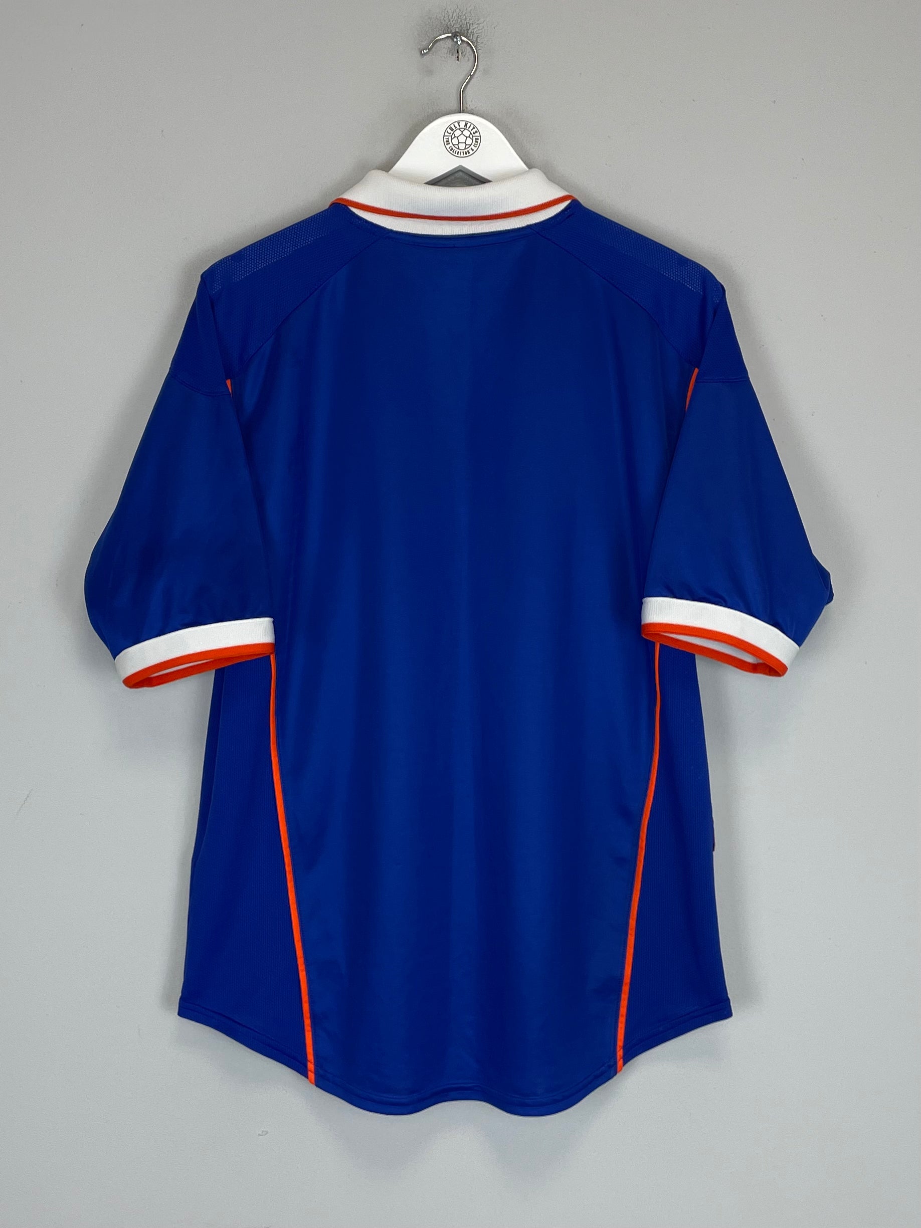 Shop 1998/00 NETHERLANDS AWAY SHIRT (M) NIKE, classic football shirts, vintage football shirts & retro soccer jerseys at Cult Kits