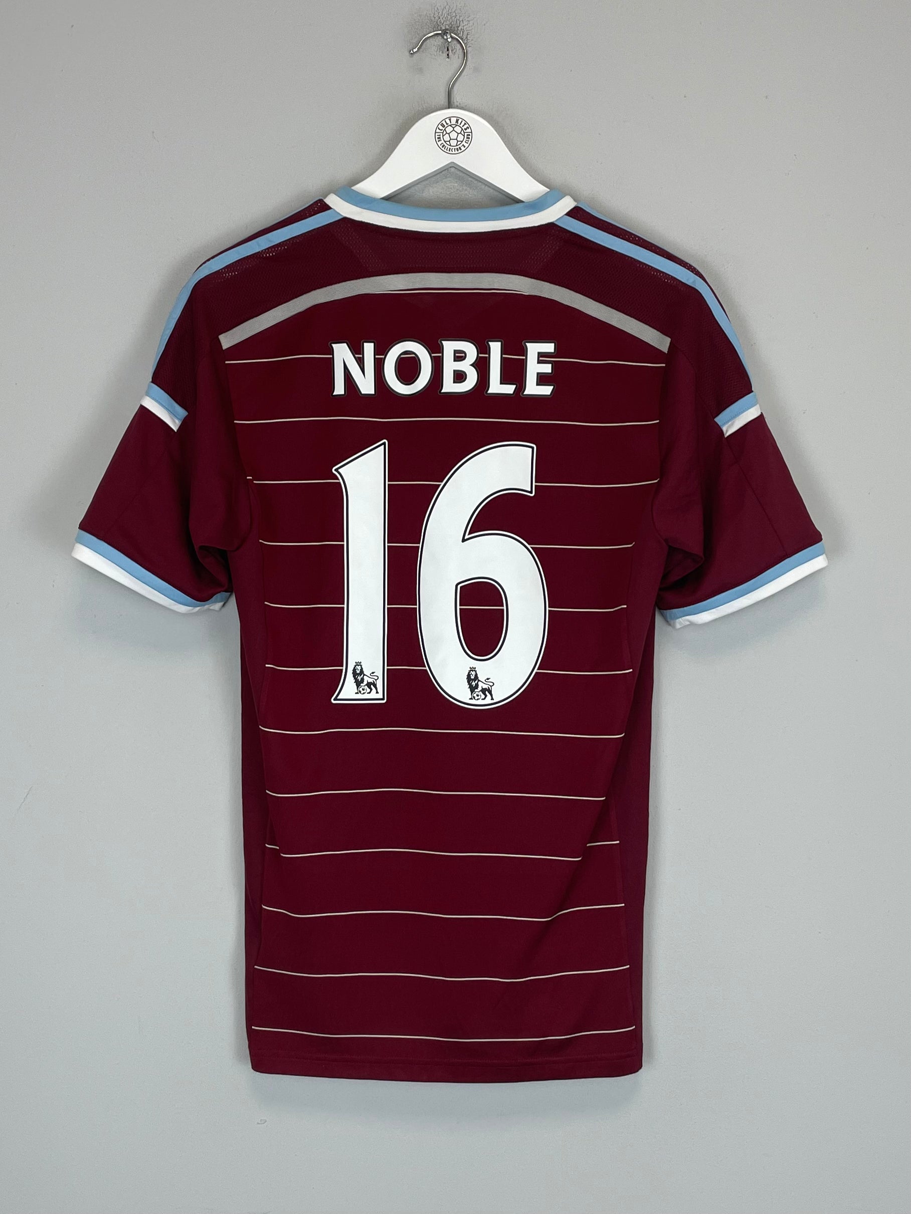 Shop 2014/15 WEST HAM NOBLE #16 HOME SHIRT (M) ADIDAS, classic football shirts, vintage football shirts & retro soccer jerseys at Cult Kits