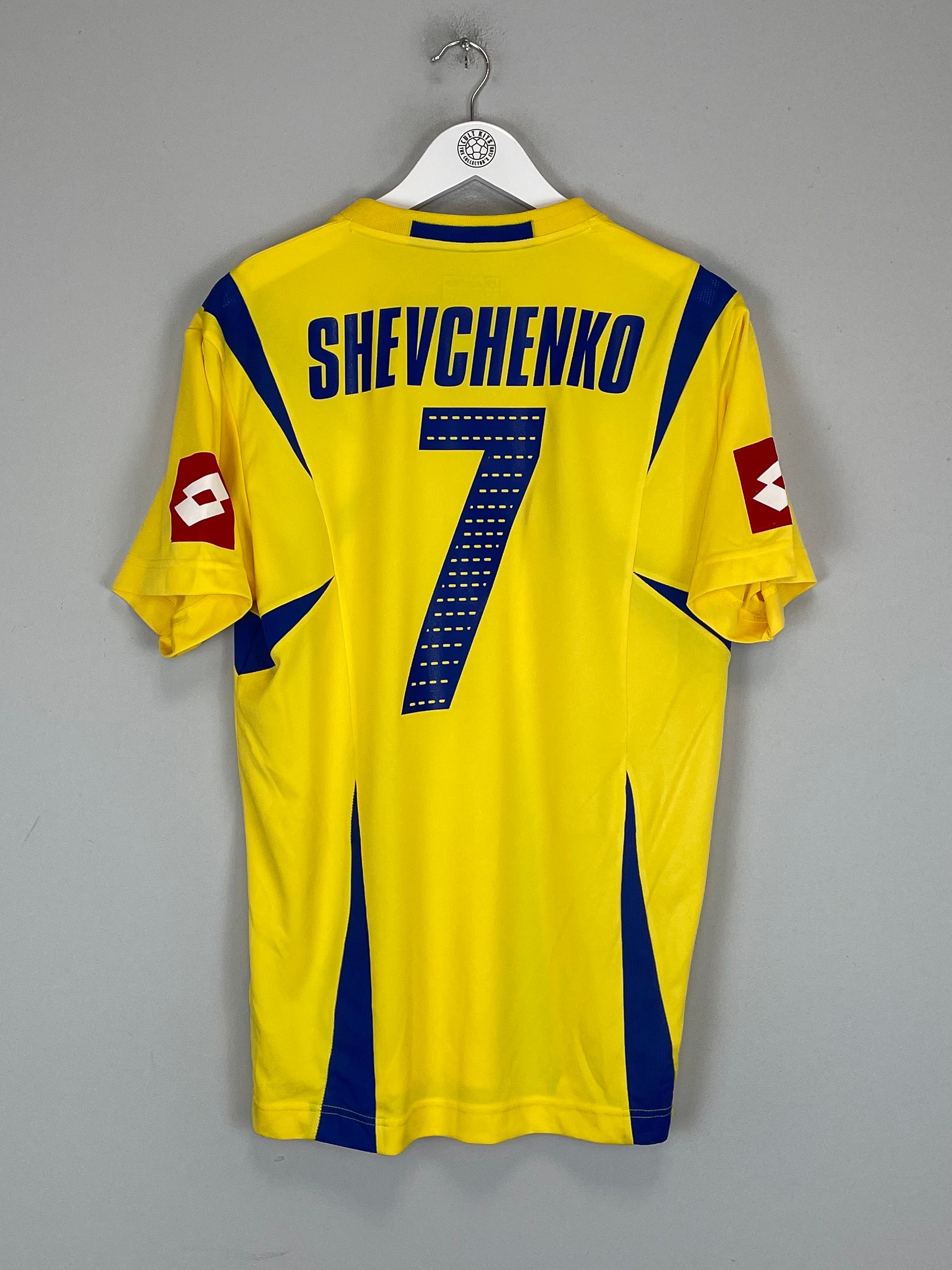 Shop 2006/08 UKRAINE SHEVCHENKO #7 HOME SHIRT (XL) LOTTO, classic football shirts, vintage football shirts & retro soccer jerseys at Cult Kits