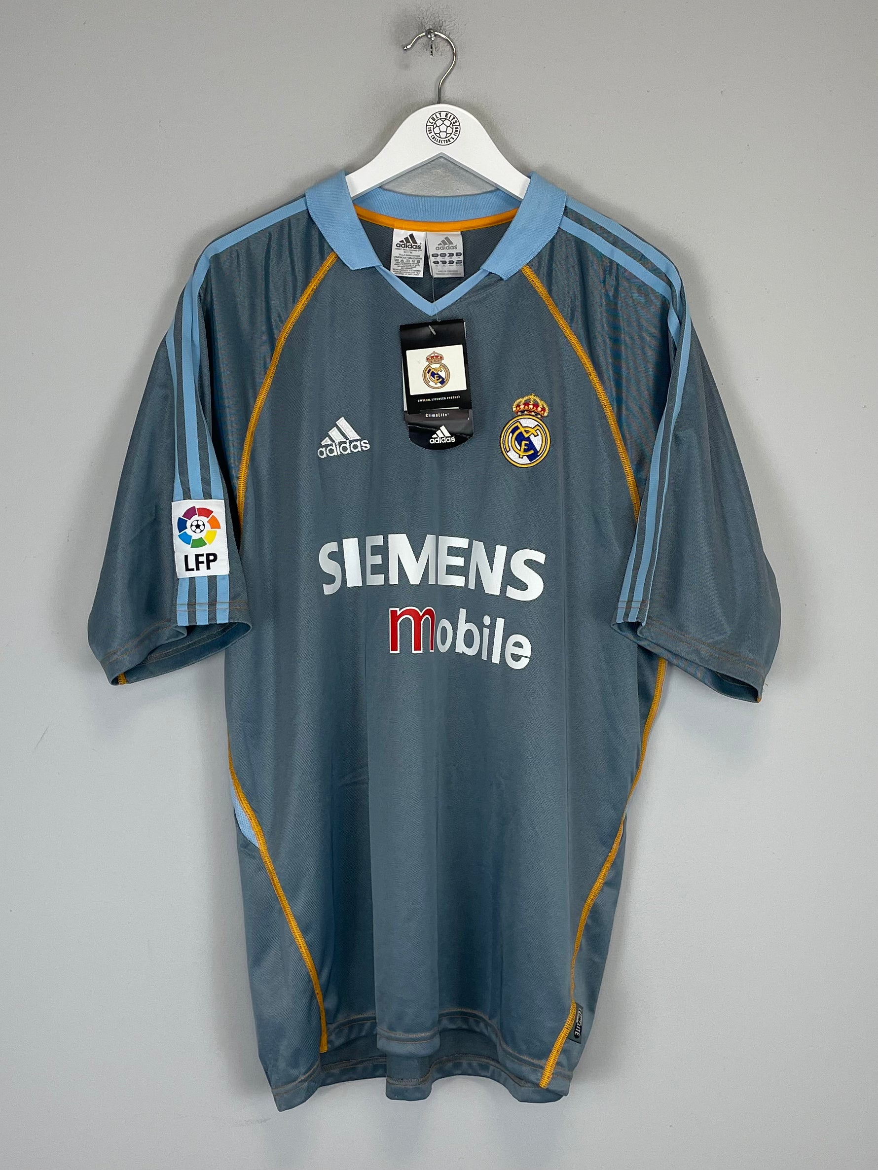 Shop 2003/04 REAL MADRID BECKHAM #23 *BNWT* THIRD SHIRT (XL) ADIDAS, classic football shirts, vintage football shirts & retro soccer jerseys at Cult Kits