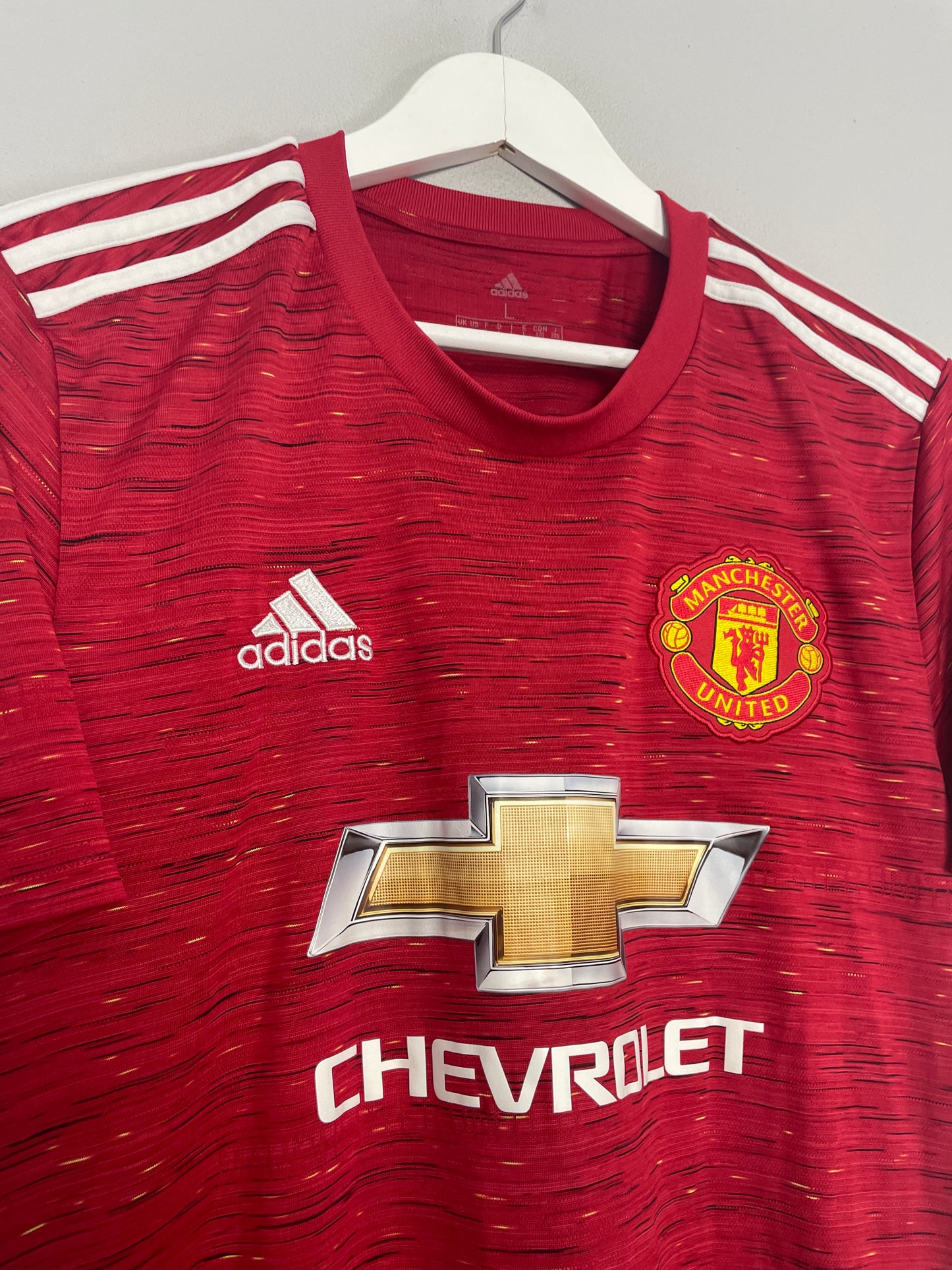 2020/21 MANCHESTER UNITED FERNANDES #18 HOME SHIRT (L) ADIDAS
