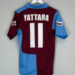 Shop 2008/09 TRABZONSPOR YATTARA #11 HOME SHIRT (S) NIKE, classic football shirts, vintage football shirts & retro soccer jerseys at Cult Kits