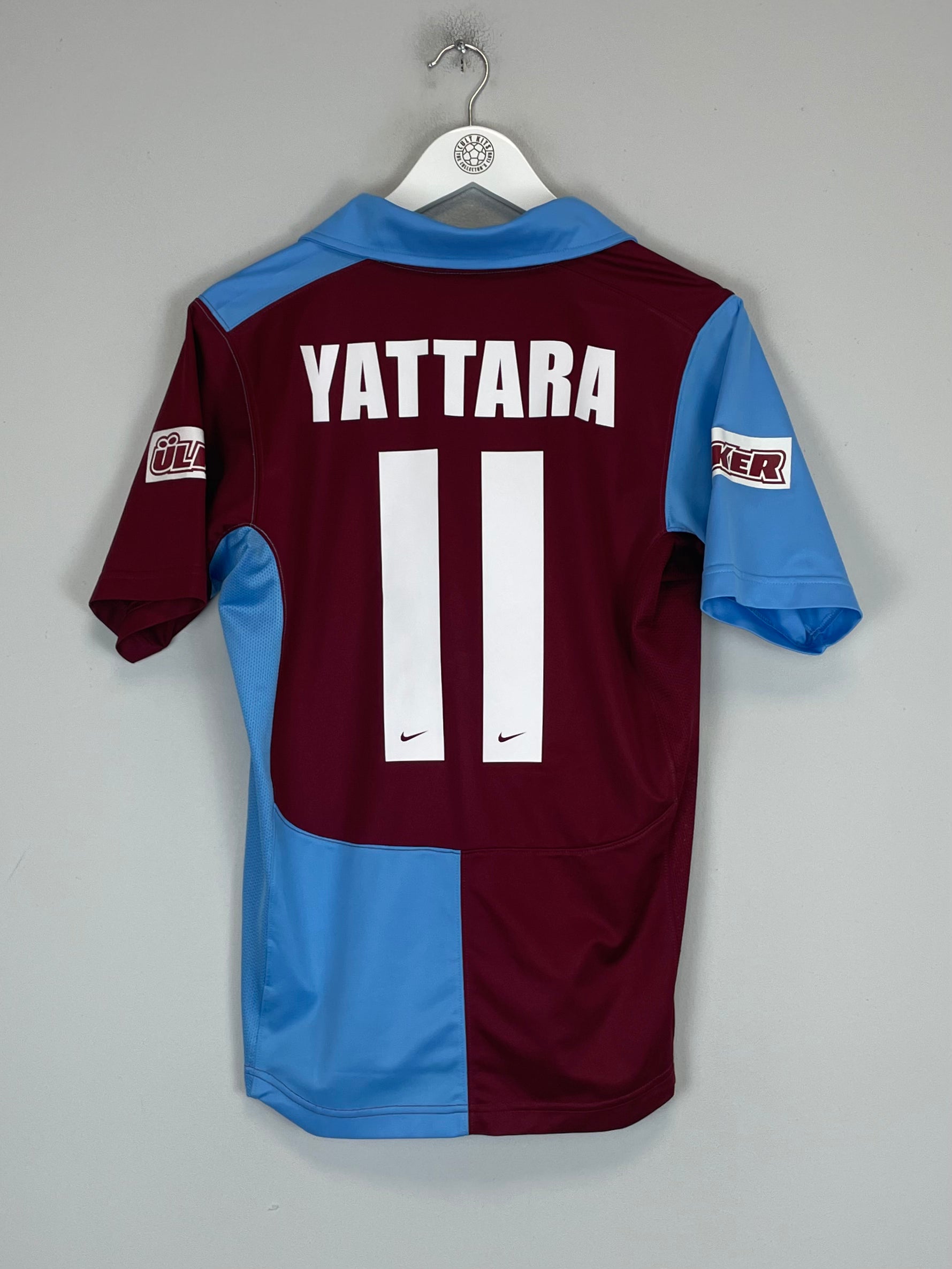 Shop 2008/09 TRABZONSPOR YATTARA #11 HOME SHIRT (S) NIKE, classic football shirts, vintage football shirts & retro soccer jerseys at Cult Kits