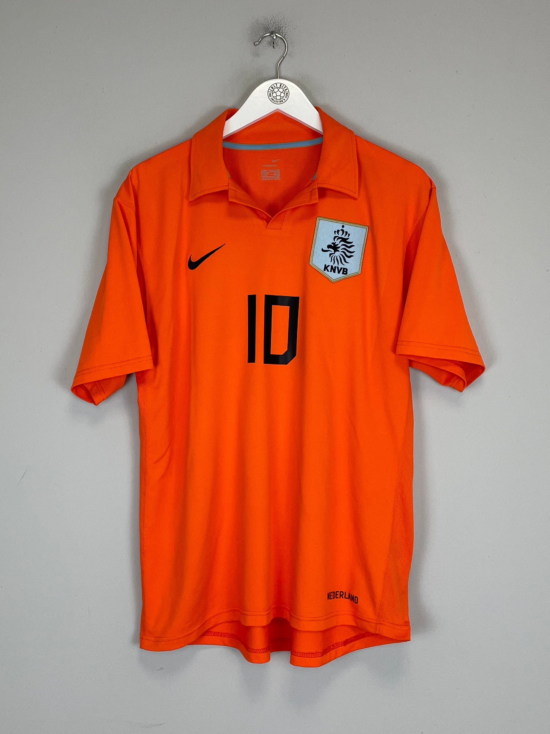 Shop 2006/08 NETHERLANDS VAN DER VAART #10 HOME SHIRT (L) NIKE, classic football shirts, vintage football shirts & retro soccer jerseys at Cult Kits