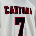 Shop 1996/97 MANCHESTER UNITED CANTONA #7 AWAY SHIRT (XXL) UMBRO, classic football shirts, vintage football shirts & retro soccer jerseys at Cult Kits