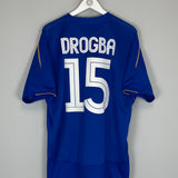 Shop 2005/06 CHELSEA DROGBA #15 *CENTENARY* HOME SHIRT (XXL) UMBRO, classic football shirts, vintage football shirts & retro soccer jerseys at Cult Kits