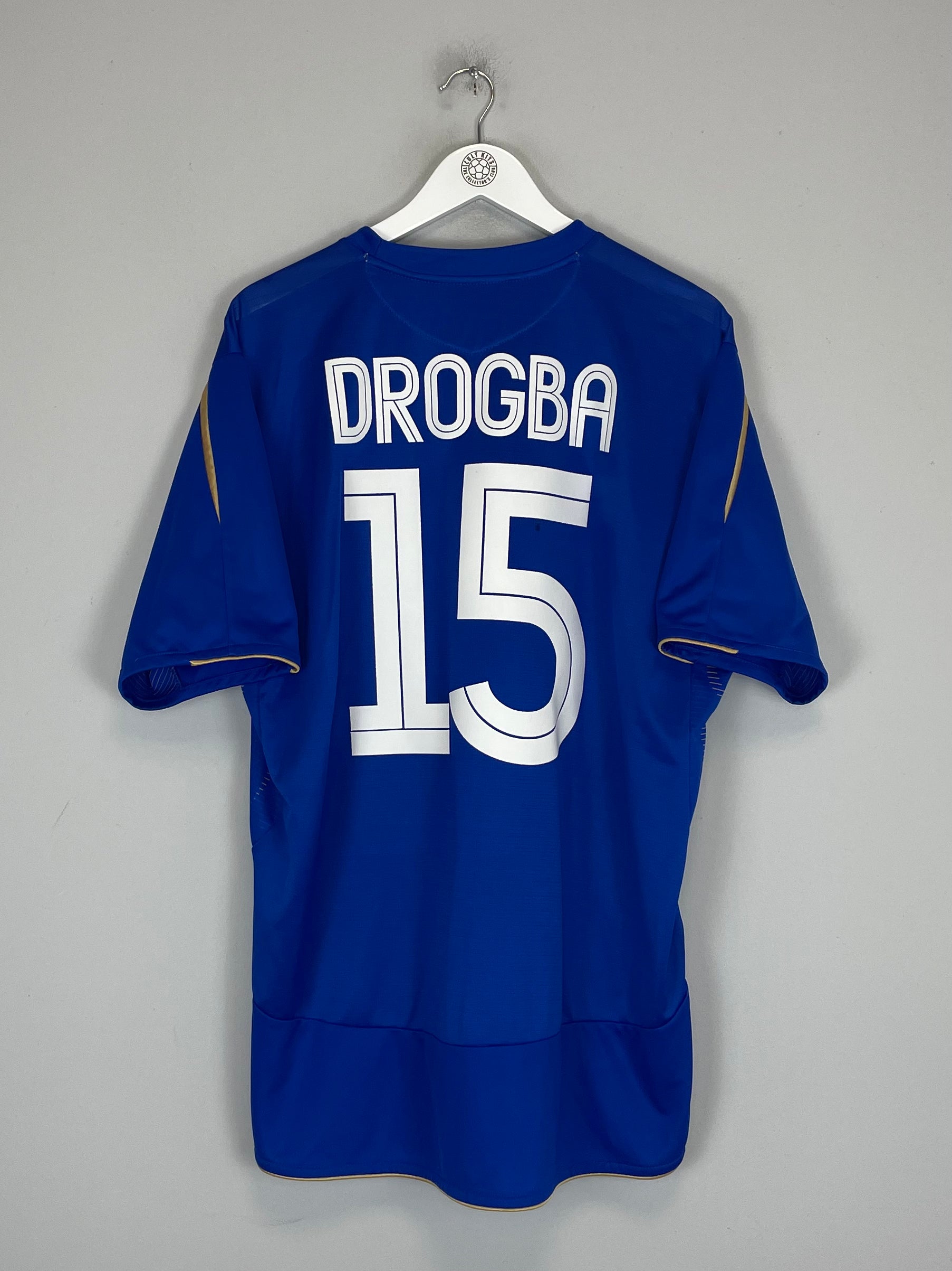 Shop 2005/06 CHELSEA DROGBA #15 *CENTENARY* HOME SHIRT (XXL) UMBRO, classic football shirts, vintage football shirts & retro soccer jerseys at Cult Kits